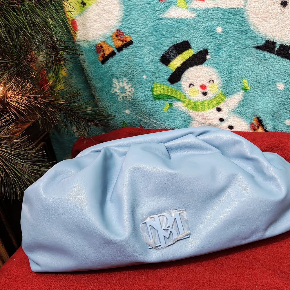 Light Blue Clutch Bag